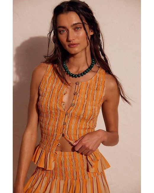 Free People Brown Wild Summer Set By