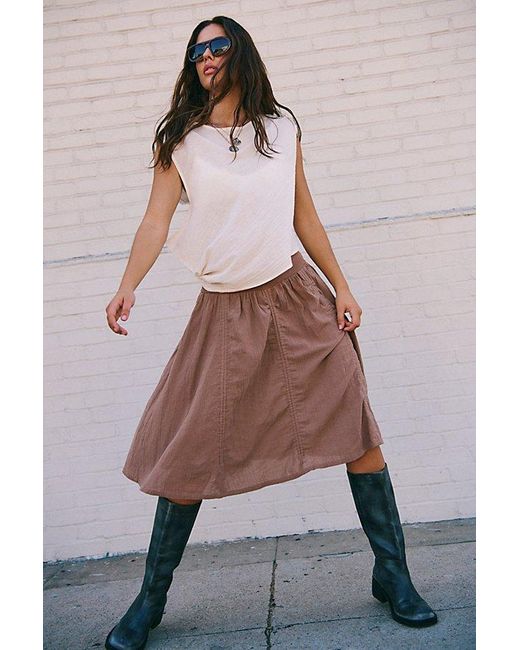 free-est Multicolor Hustle And Bustle Skirt By