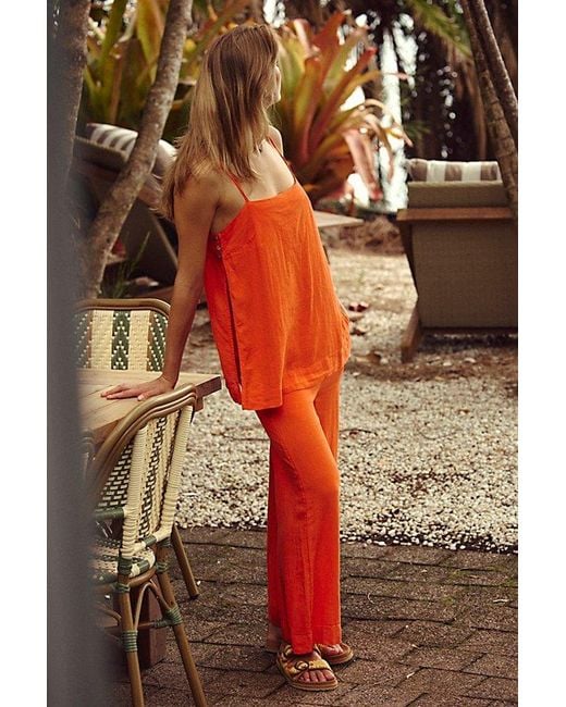 Free People Multicolor Sightseer Linen Co-Ord By