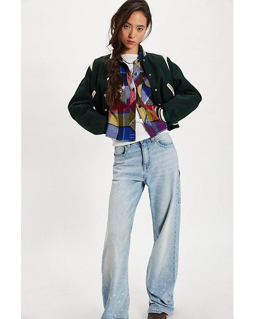 Free People Multicolor Winnie Plaid Shirt