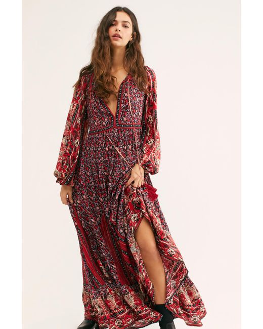 free people floral feelings midi dress FREE PEOPLE Happy Feelings Midi Dress