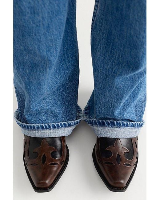 Matisse Blue Wylie Vegan Western Boots