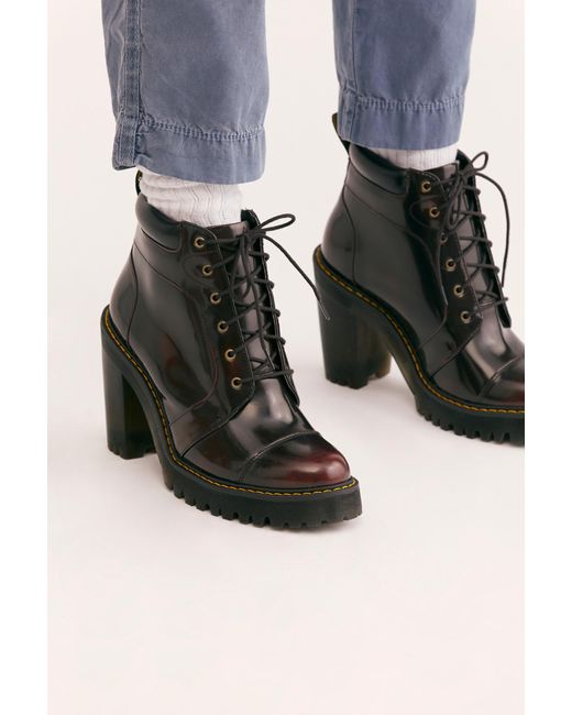 dr martens heeled boots