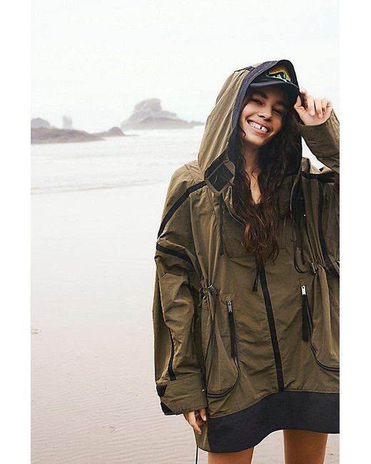 Fp Movement Green Peace Out Backpack Parachute Parka