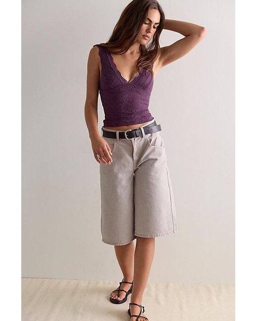 Intimately By Free People Purple Loved You First Lace Cami By