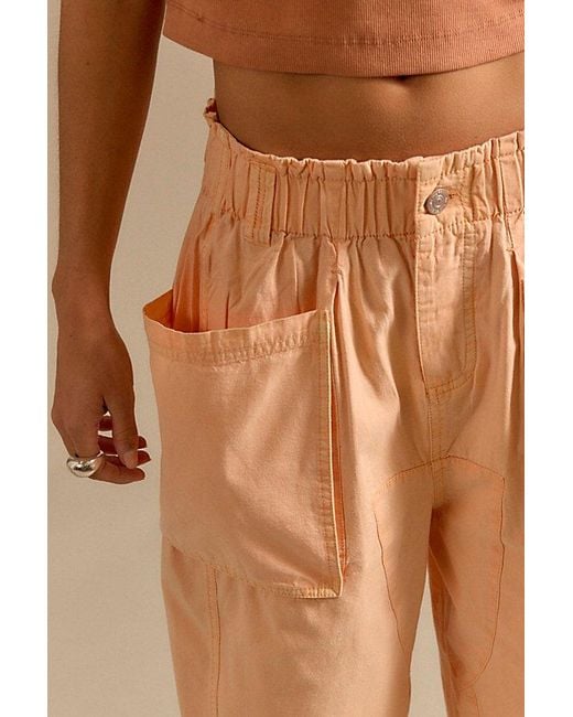 Free People Natural Costa Straight Harem Pants