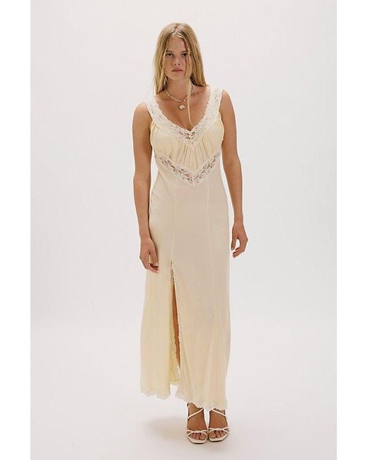 Spell Natural Vina Lace Slip Maxi Dress