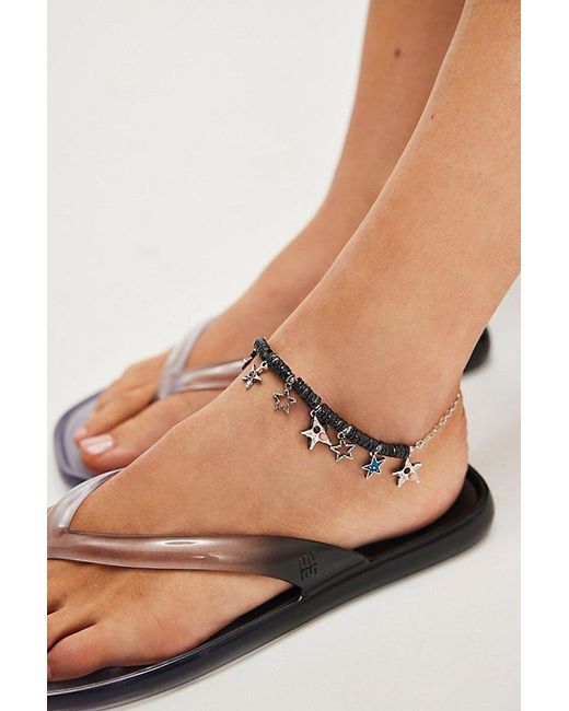 Free People Natural Azura Charm Anklet