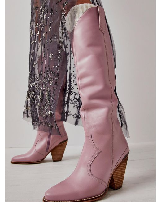 Free People Leni Tall Western Boots