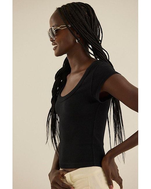 Free People Black Priestly Premium Polarized Sunglasses