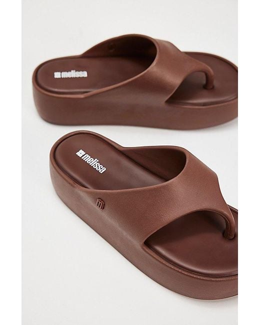 Melissa Brown Free Platform Thong Sandals