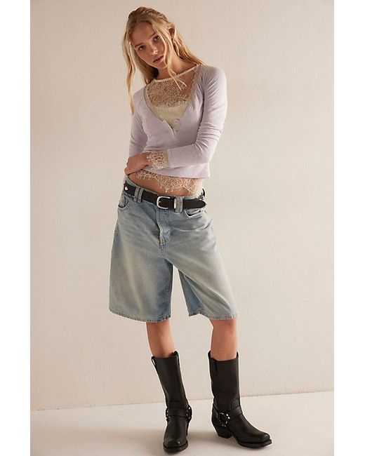 Free People Brown A Little Bit Layering Top
