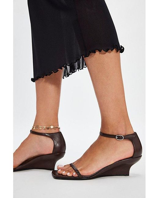 Jeffrey Campbell Black On The Low Mini Wedges By