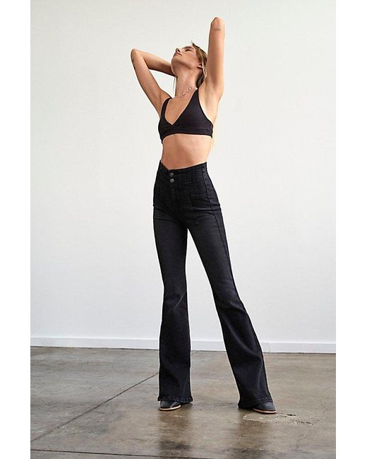 Free People Blue Jayde Flare Jeans