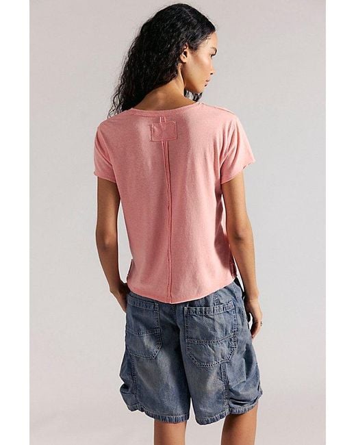 Free People Red Nova Tee