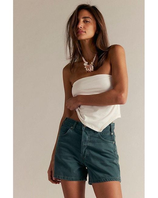 Free People Multicolor Tippi Denim Shorts