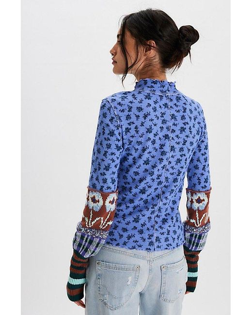 Free People Blue Bold Bowery Cuff