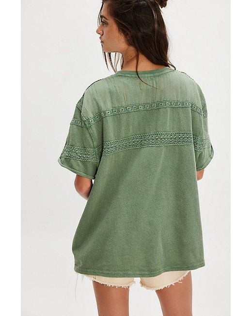 Free People Green Dorothy Tee