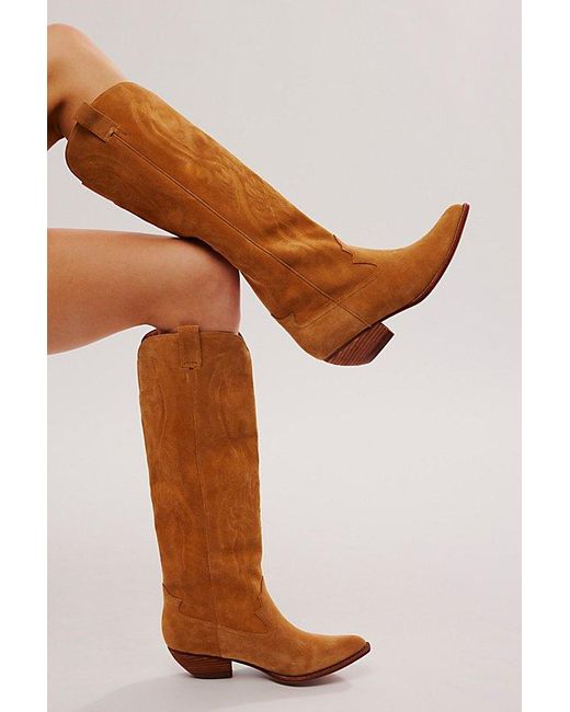 Jeffrey Campbell Brown Finn Tall Western Boots