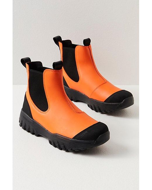Woden Orange Lockwood Waterproof Boots