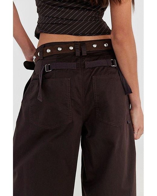 Free People Multicolor Silverlake Wide-Leg Chino Trousers
