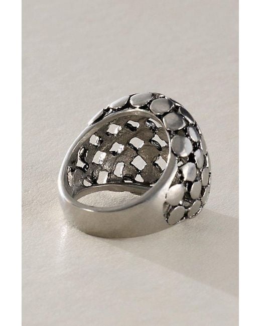Free People Gray Electric Ring