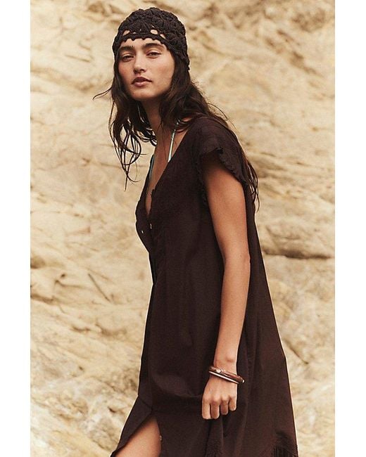 free-est Natural Aster Midi Dress By
