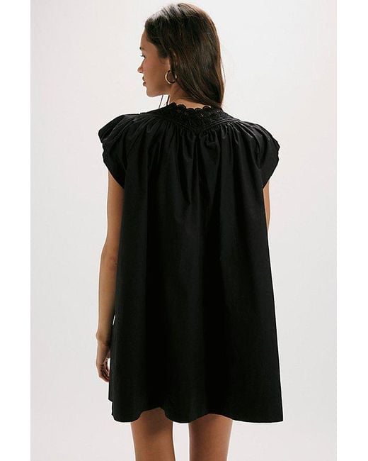 Free People Black Sundazed Mini Dress