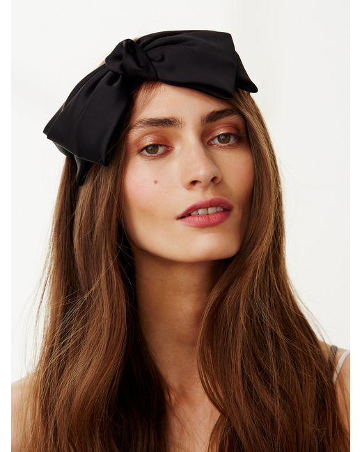 Free People Black Blair Bow Headband