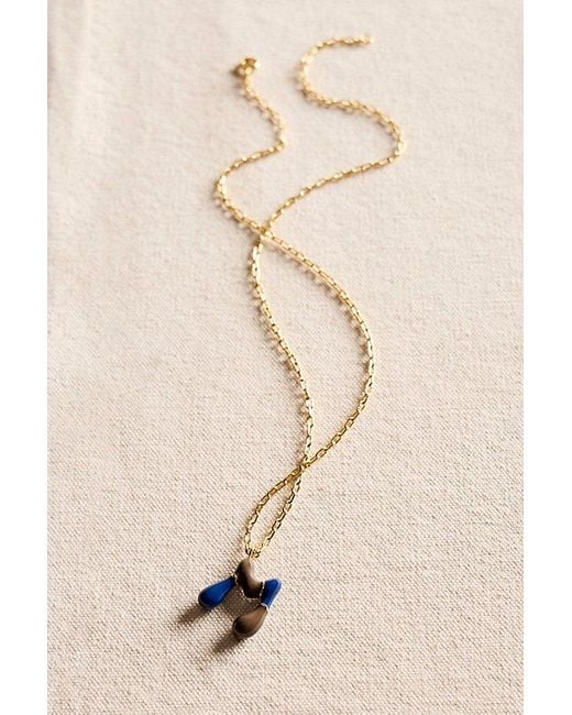 Local Eclectic Natural Fp X Bubble Letter Necklace