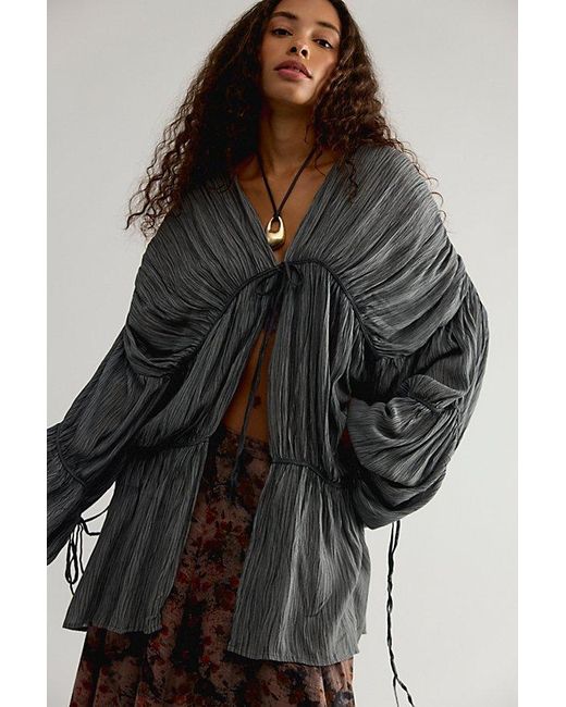 Free People Black Juliet Kimono