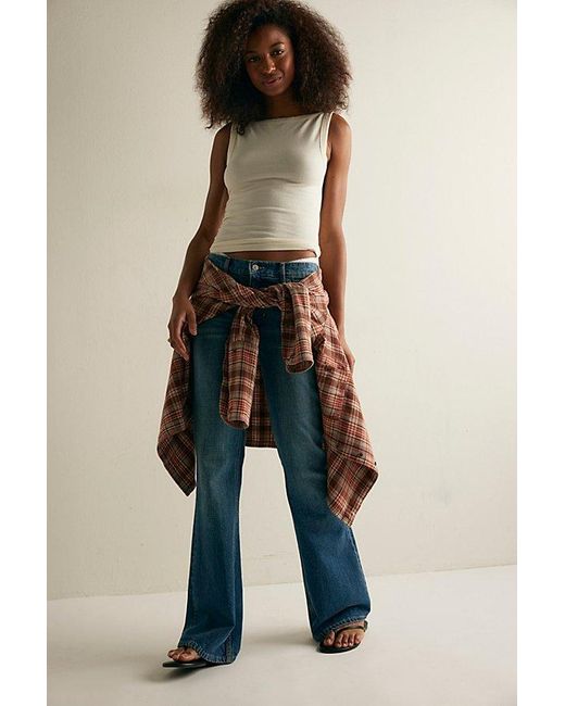 Intimately By Free People Blue Easy Escape Tank Top By