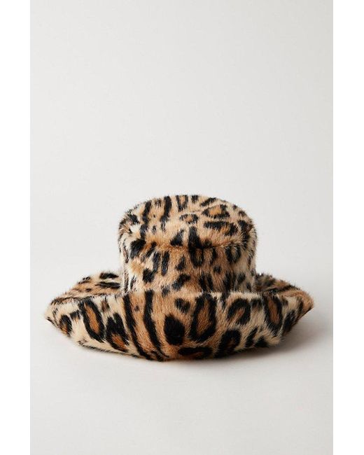 Anna Sui Multicolor Leopard Hat