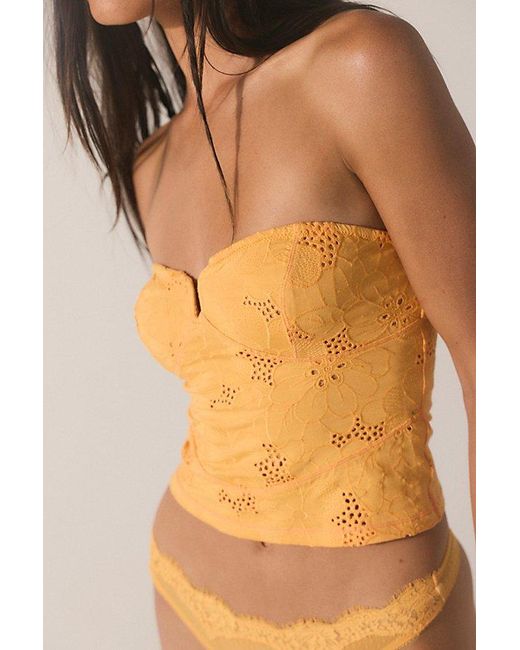 Intimately By Free People Orange Ever Afternoon Tube Top By