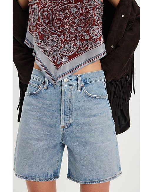 Agolde Black Dame Shorts