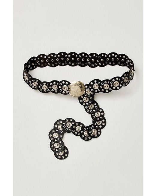 Free People Black Baby Follow Your Arrow Belt