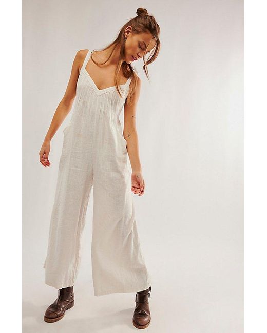 Free People Natural Drifting Dreams One-Piece