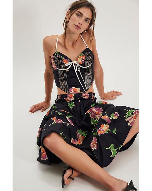 Free People Blue Luca Set