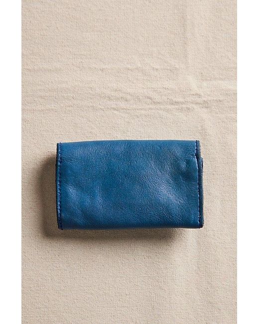 Free People Blue Leather Bag Lanyard