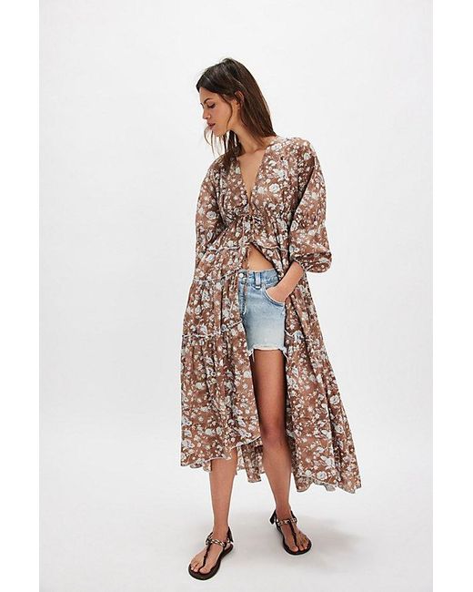 Free People White Pappiet Midi Dress