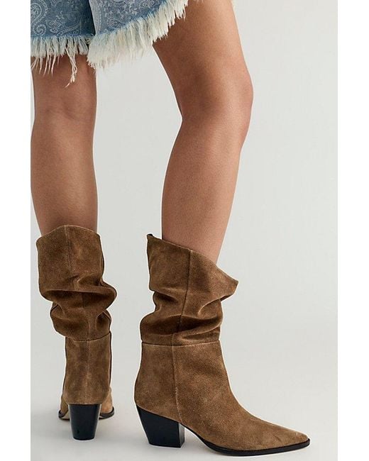 Matisse Blue Dahlia Slouch Boots