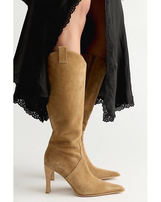 Jeffrey Campbell Black Sweet Talker Tall Boots