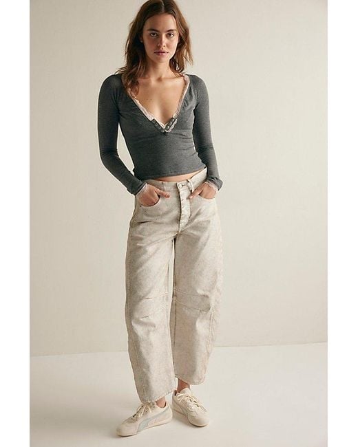 Intimately By Free People Green A Little Bit Layering Top By