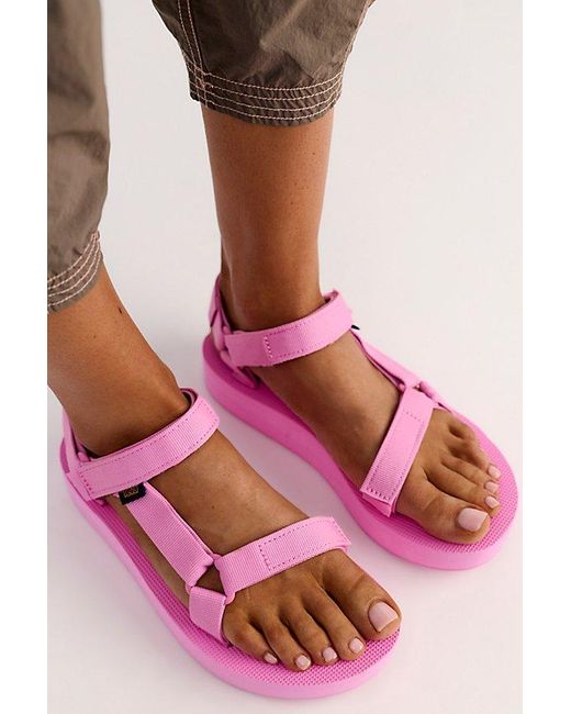 Teva Pink Midform Universal Sandals