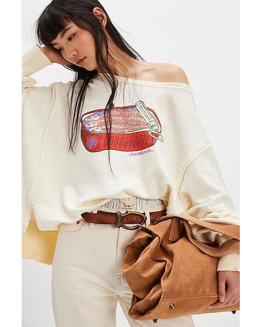 Free People Multicolor Graphic Camden Pullover