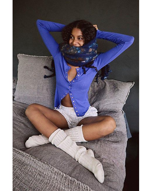 Intimately By Free People Blue Going Places Cardi