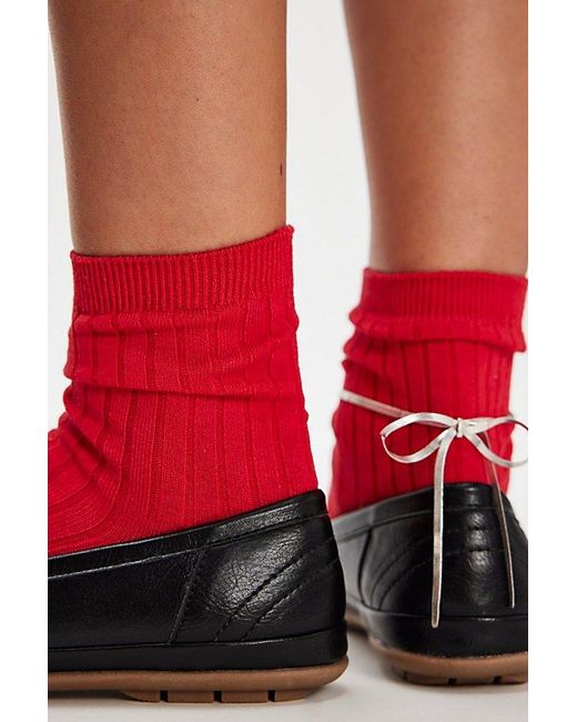 Seychelles Red Olivia Vegan Loafers By