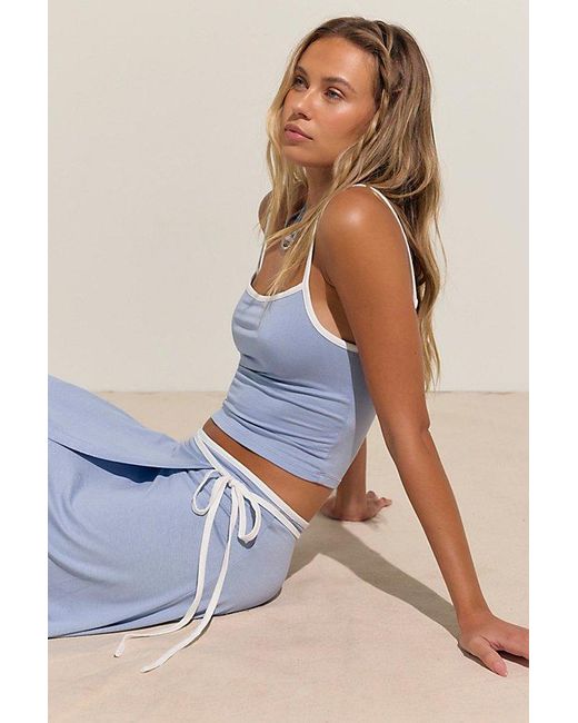free-est Blue Opal Skirt Set By