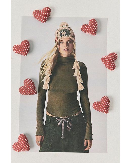 Free People Red Pocket Heart