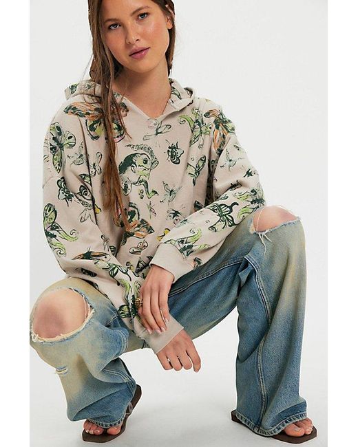 Ragabond White Swan Gossip Hoodie